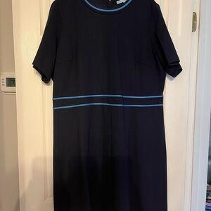 Draper James Navy Blue Dress with Blue Accents